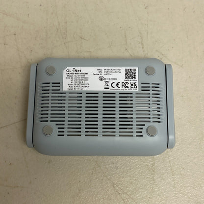 GL.iNet GL-MT3000 (Beryl AX) Pocket-Sized Wi-Fi 6 Wireless Travel Gigabit Router