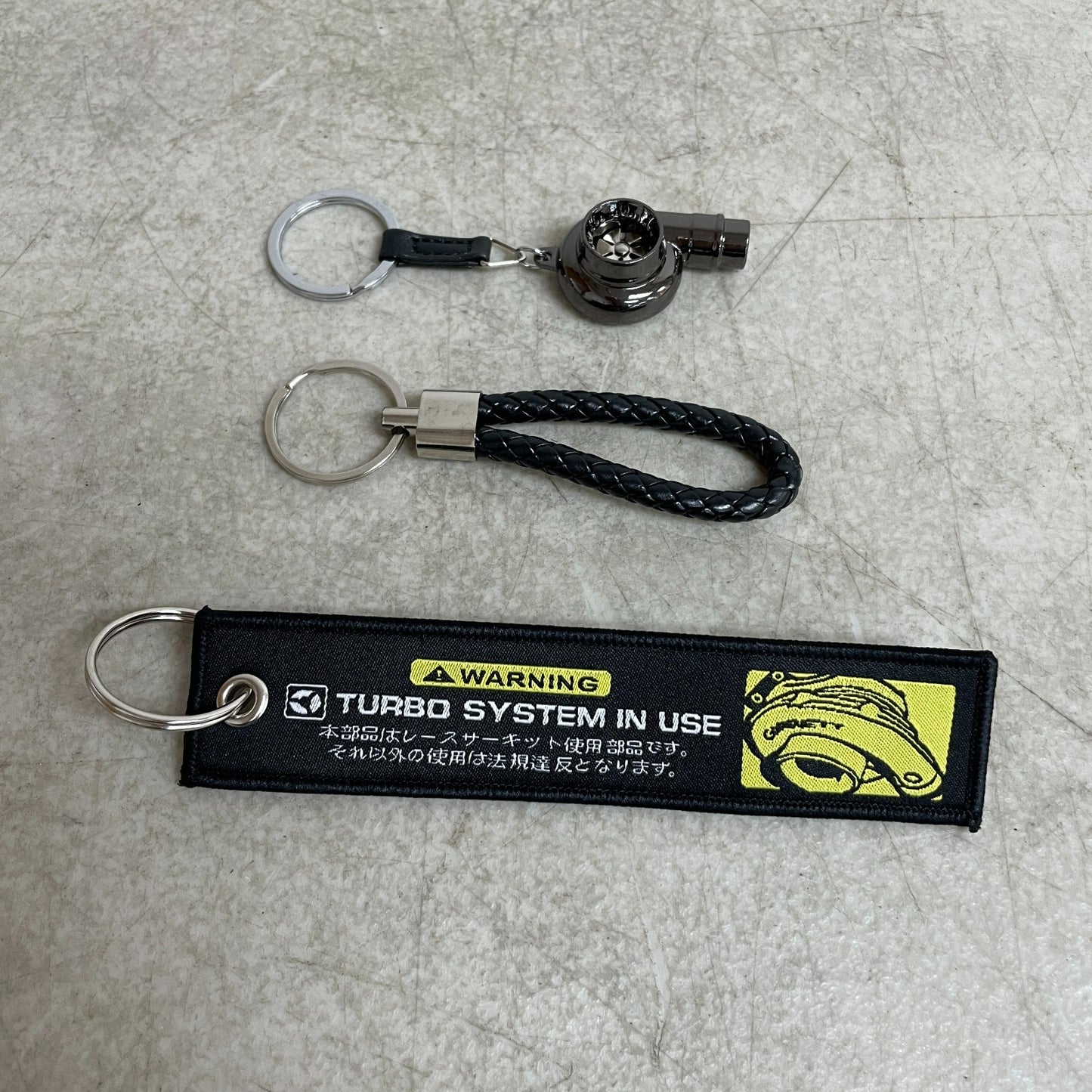 JDM Turbo NOS Auto-Parts Metal Key Chain Aluminum JDM Tag Keychain