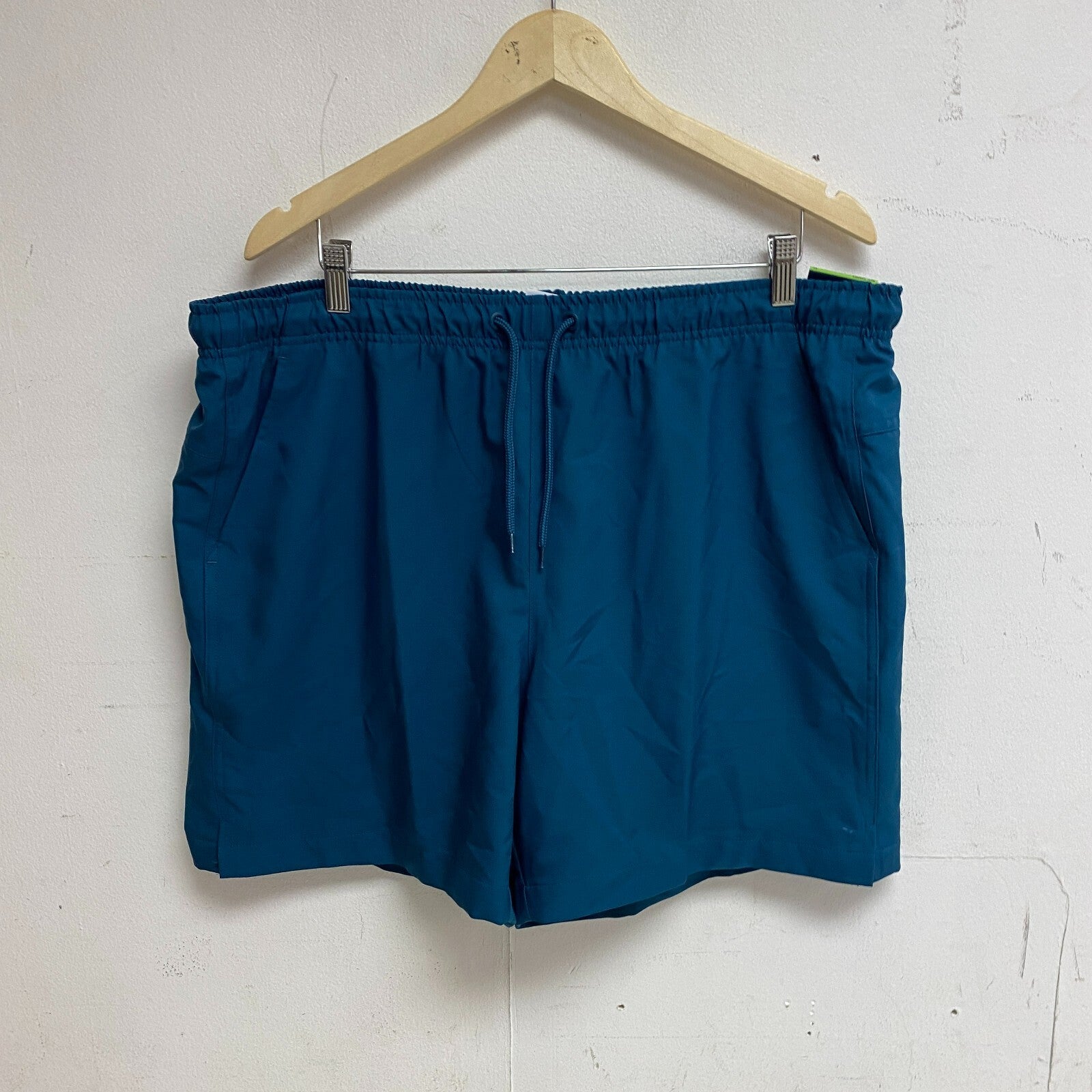 DSG Men's 6" Rec Shorts Brilliant Teal Solid Summer Trendy Stylish DAM12111