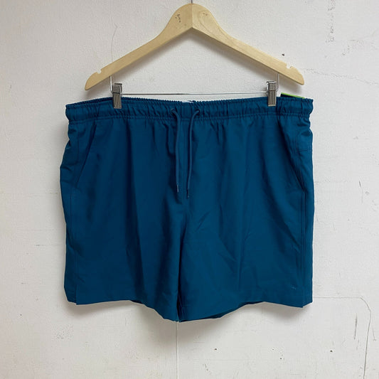 DSG Men's 6" Rec Shorts Brilliant Teal Solid Summer Trendy Stylish DAM12111