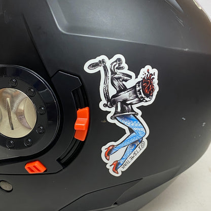 Indian Motorcycle Helmet w/Face Cover Size L Adjustable Under Shading cover Matt