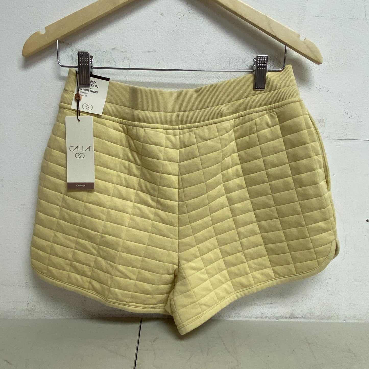 Calia Womens Qultd Pull On Short Oatmilk WAX32307 BRAND NEW