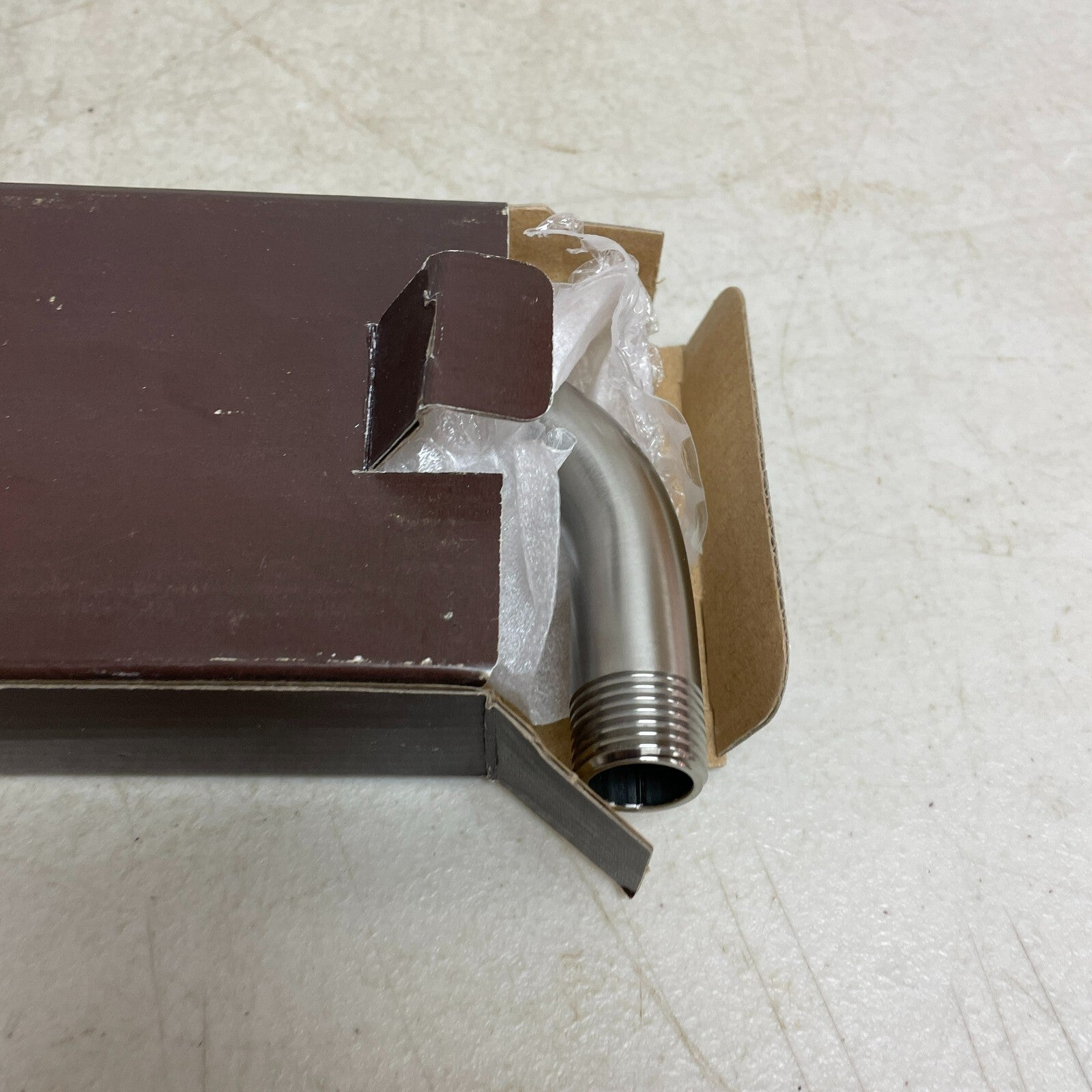 Signature Hardware 12" Wall-Mount Rainfall Shower Arm - Brushed Nickel