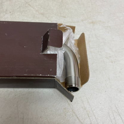 Signature Hardware 12" Wall-Mount Rainfall Shower Arm - Brushed Nickel