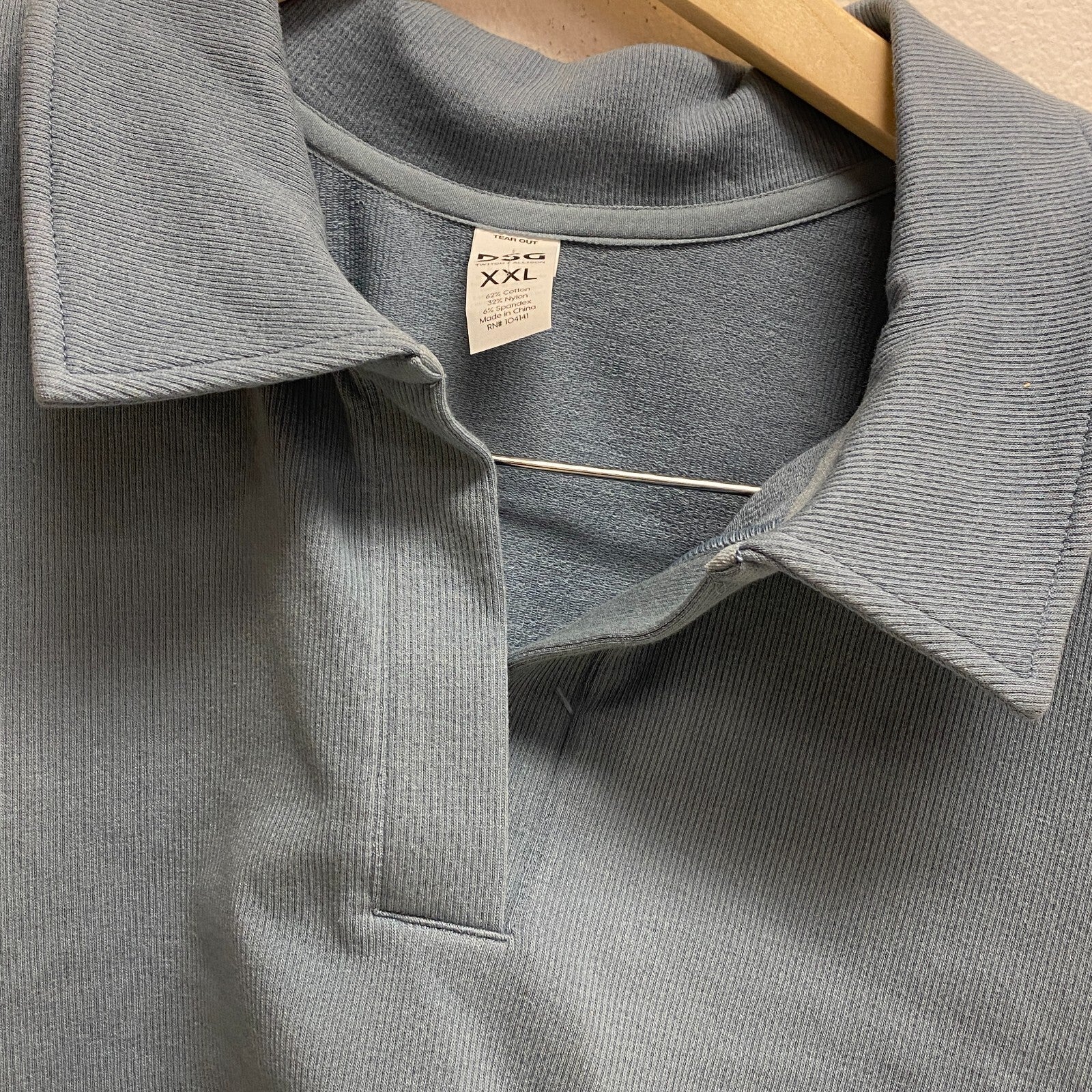 DSG Twitch + Allison Women's Seamless Collared Tank Gray Water BOSSW13321