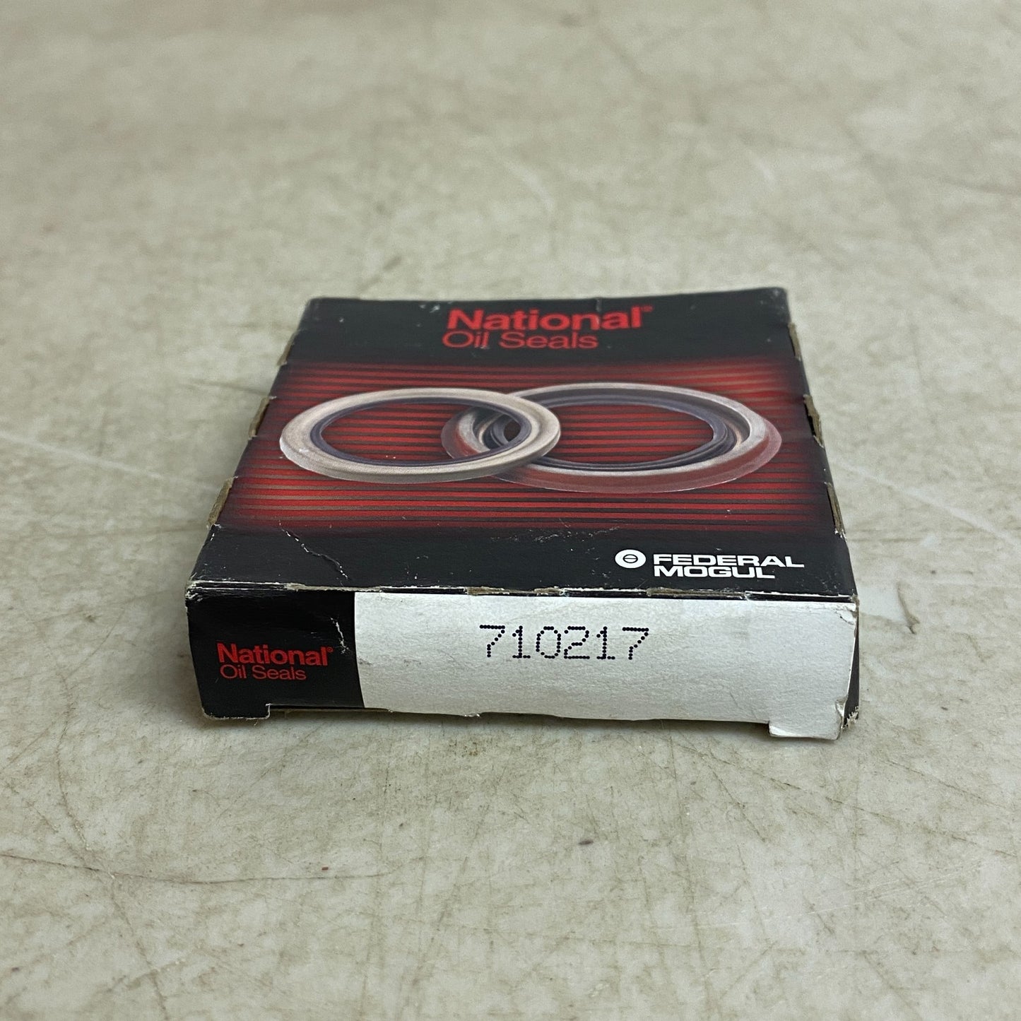 National 710217 Multi-Lip Nitrile Oil Seal 1.378″×2.130″×0.354″ Spring-Loade