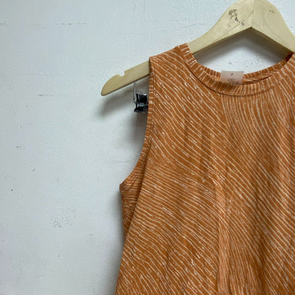 Calia Everyday Shirttail Tank Ocean Current Apricot Sleeveless Solid WAX11281PRT