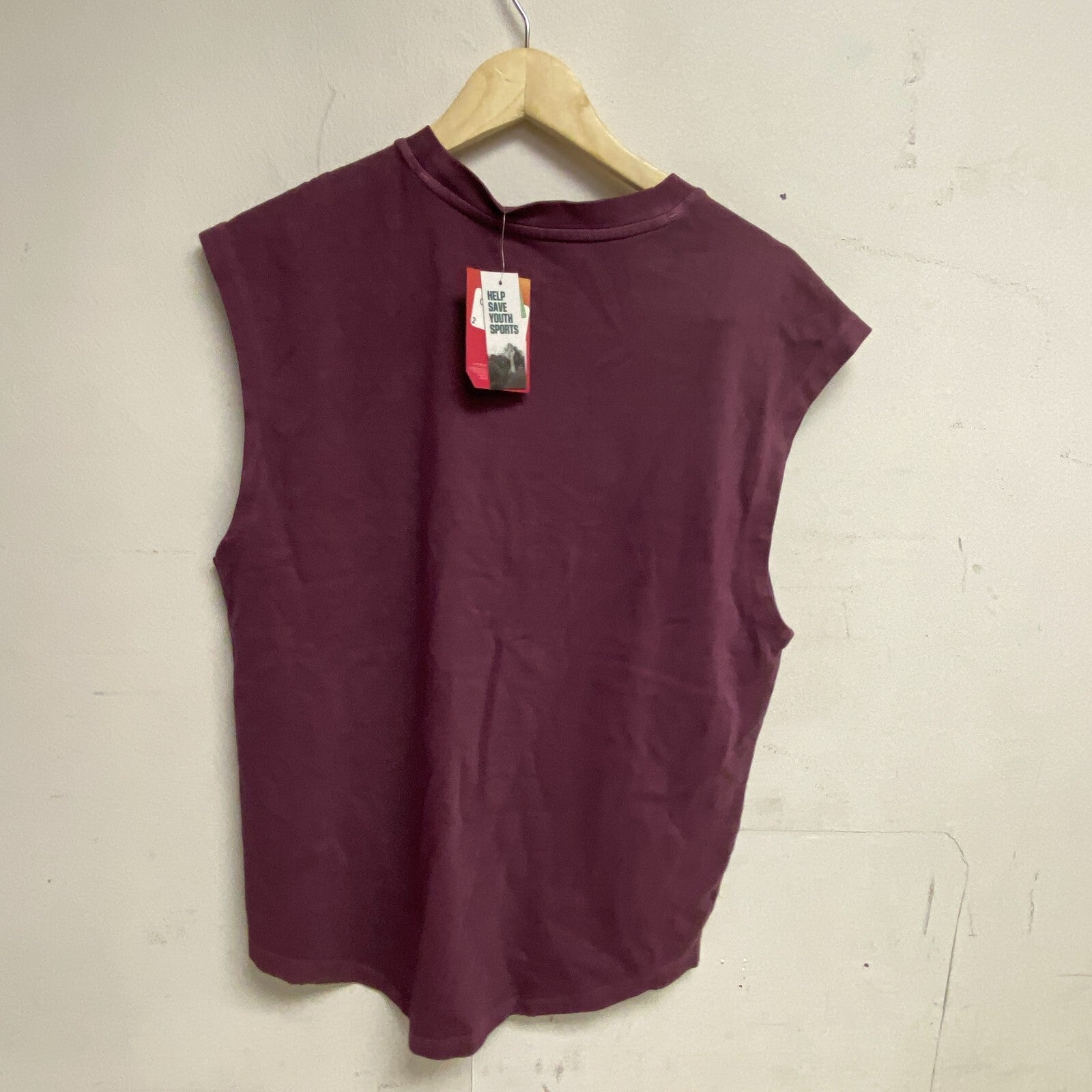 DSG TWITCH +ALLISON Men's Everyday Heavyweight Cotton Jersey Muscle Vibrant Plum