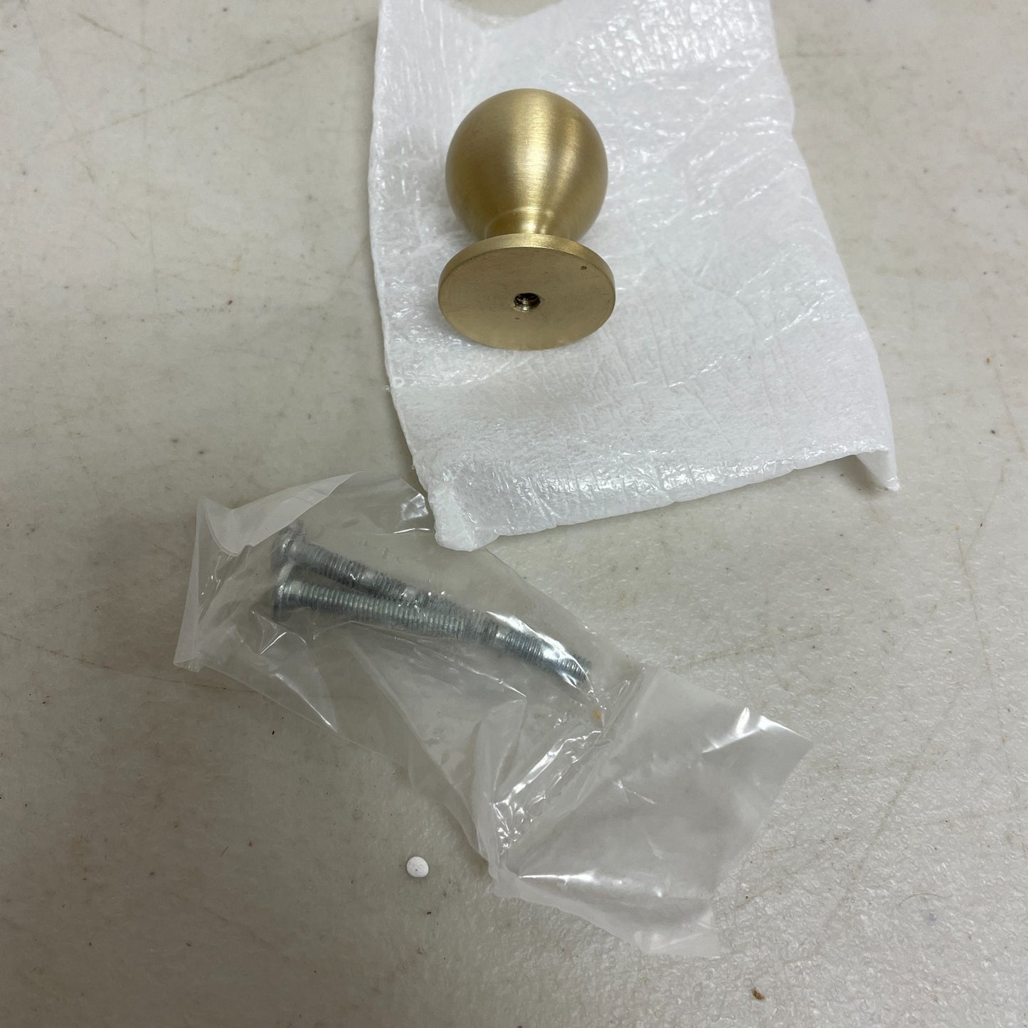 Signature Hardware Rodino 1″ Round Solid Brass Cabinet Knob Satin Brass ........