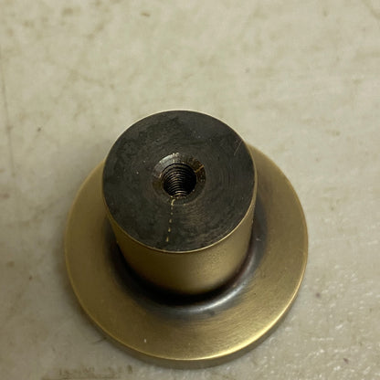 Signature Hardware ORVIN BRASS FLAT ROUND CABINET KNOB-ANTIQUE BRASS ,SH551074AB