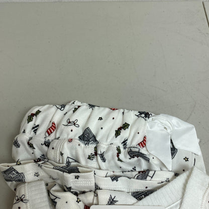 Arizona Body Women's 2-Piece Sleep Set Size XS Color: Crema Cabin Vibes White