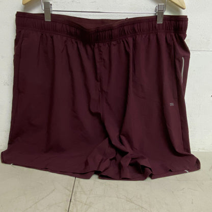 DSG Men's 7" Stride Run Short Team Burgandy DAM21202 RAND NEW