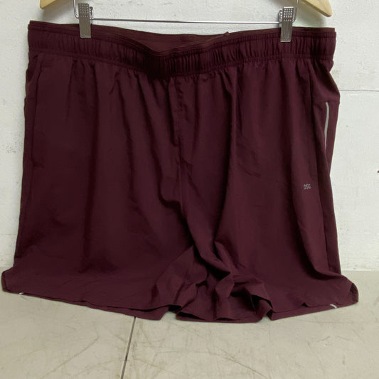 DSG Men's 7" Stride Run Short Team Burgandy DAM21202 RAND NEW