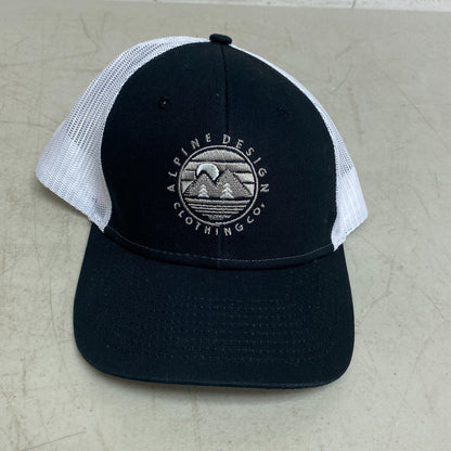 Alpine Design Men's AD Circle Patch Trucker Black One Size OSFA ADM14702 New