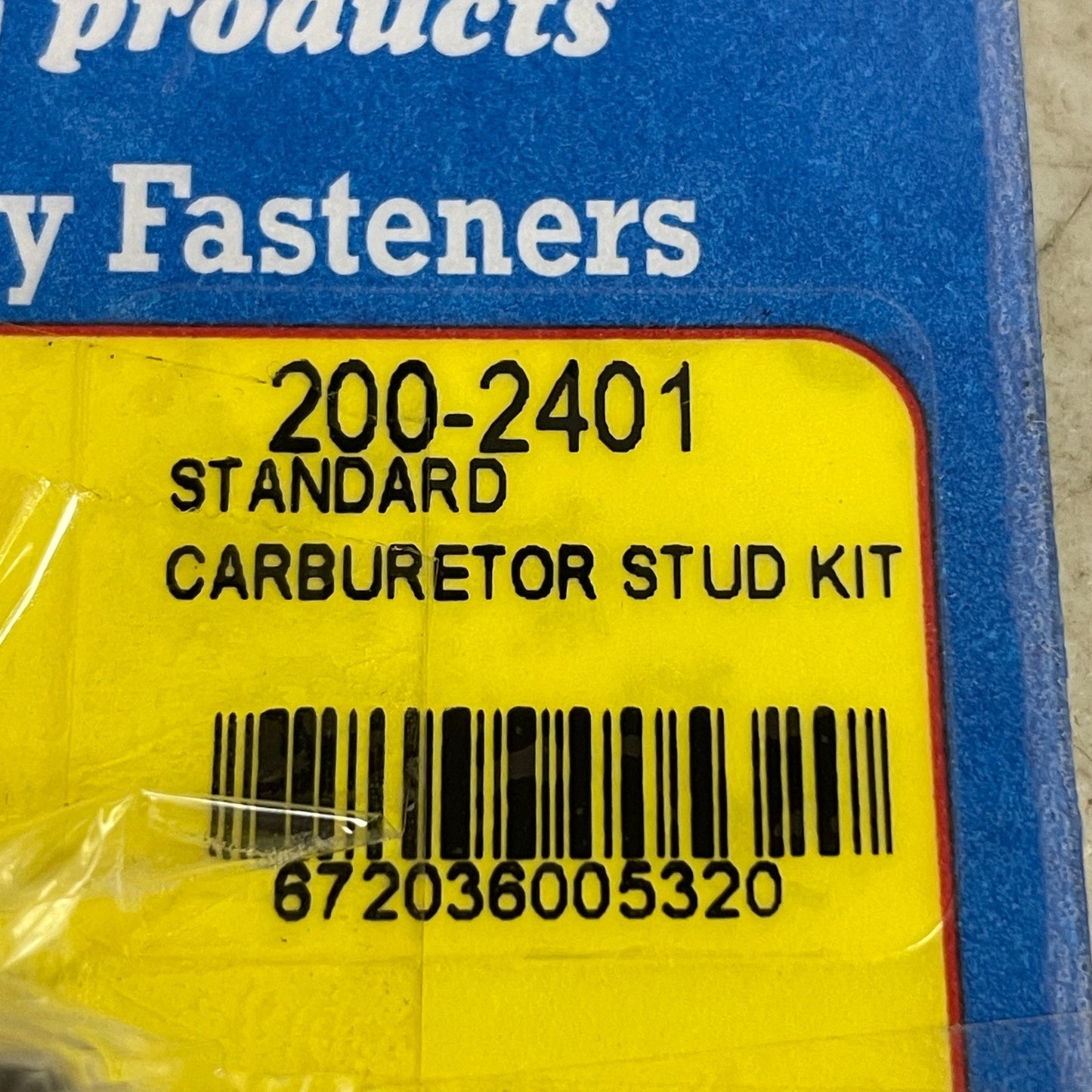 ARP Carburetor Stud Kit 5/16" x 1.700" Black Oxide Set of 4 Model 200-2401
