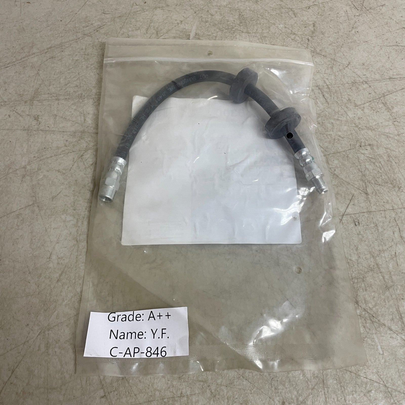 Carquest Wearever Brake Hose Assembly BHA38300 w/ Banjo Fittings & Washers