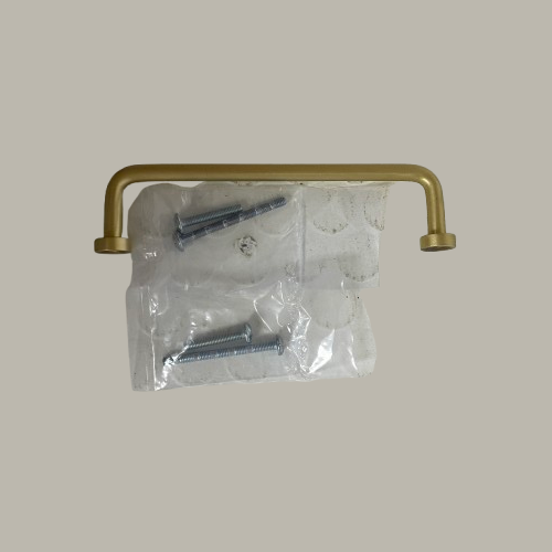 Signature Hardware Sidra 5‑1/8″ Solid Brass Cabinet Pull THIN PROFILE Satin Bras