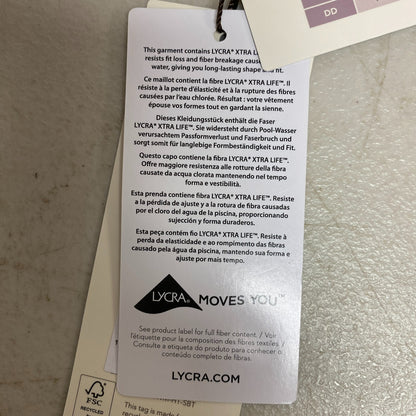 Calia Womens Bikini Top Bandeau Tankini Unbleached/Multi Stylish WSA23304PRT