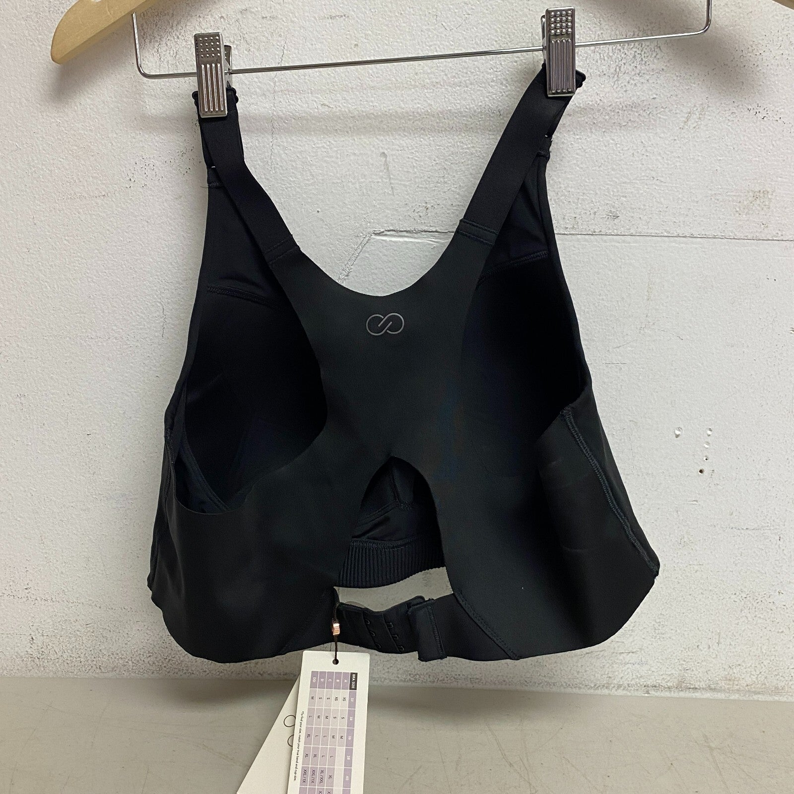 Calia Womens Made to Move Raceback Bra Pure Black Solid Sleeveless WAX17215