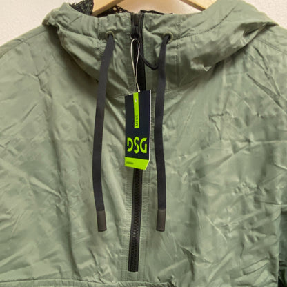 DSG Mens Woven Jacket Olive Clay Zip Solid DAM12602VC