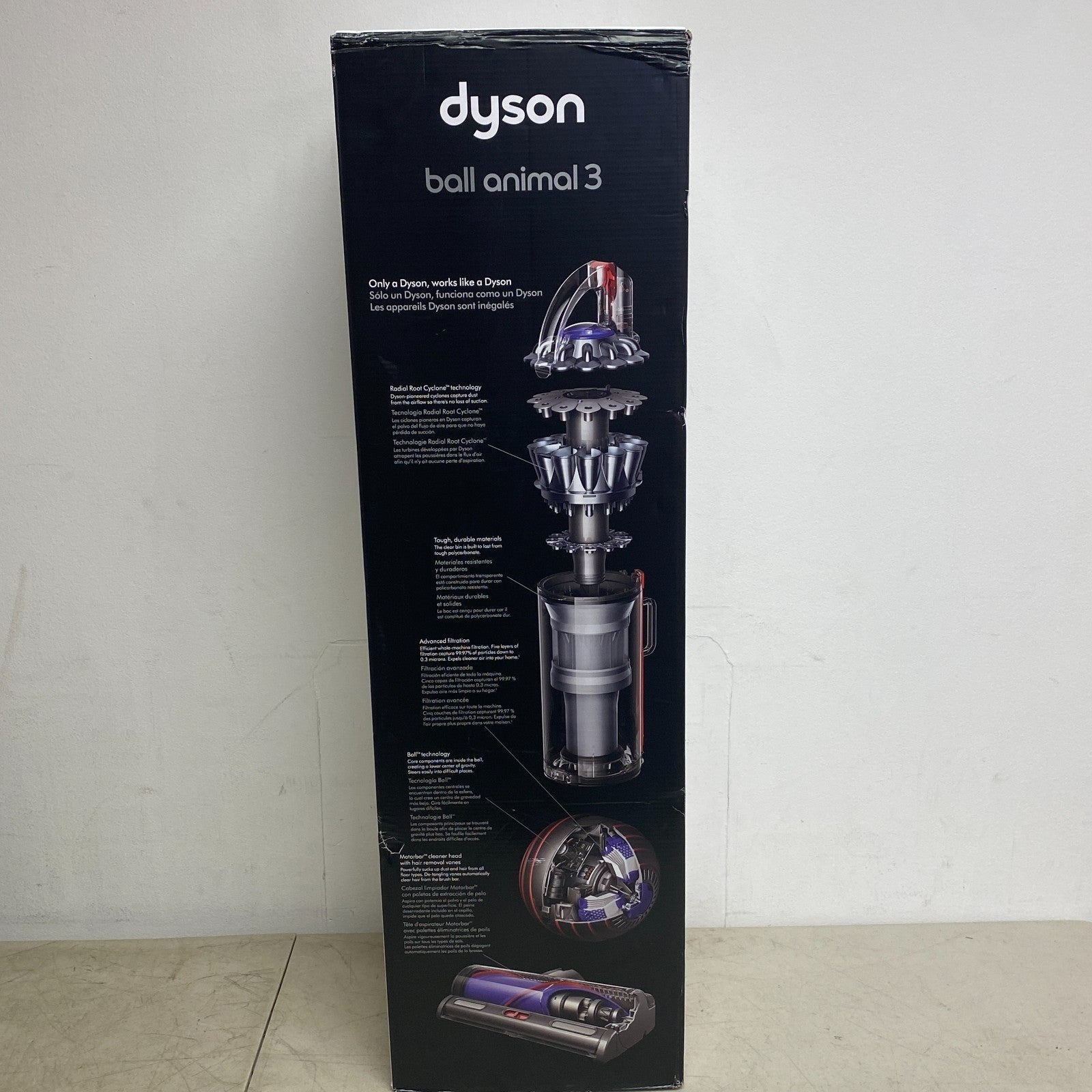 Dyson Ball Animal 3 Upright Vacuum Cleaner for Pet Hair Nickel/Silver 405866‑01