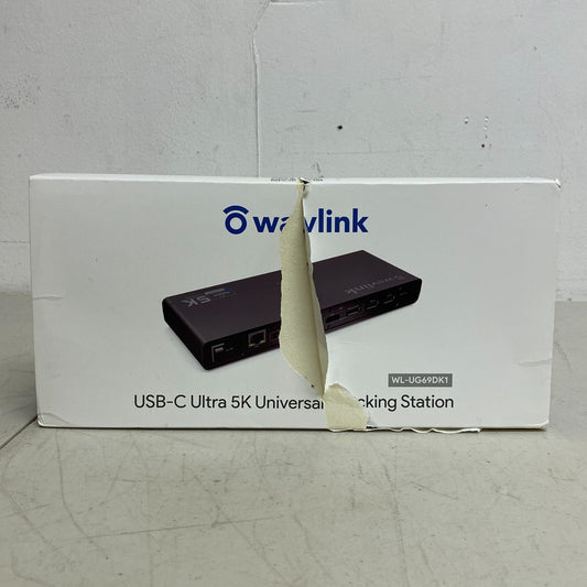 WAVLINK USB C/USB 3.0 Universal Docking Station Dual Monitor Windows Mac 60Hz