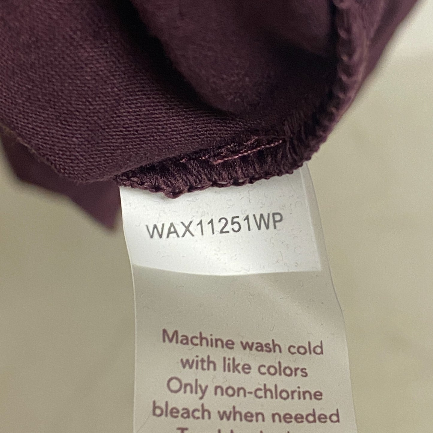 Calia Womens Everyday Relaxed Short Sleeve Tee Wine Size 1X, WAX11251WP New!