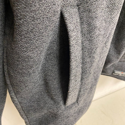 Alpine Design Men's Retreat QTR Snap Fleece Pure Black Heather ADM23603 New