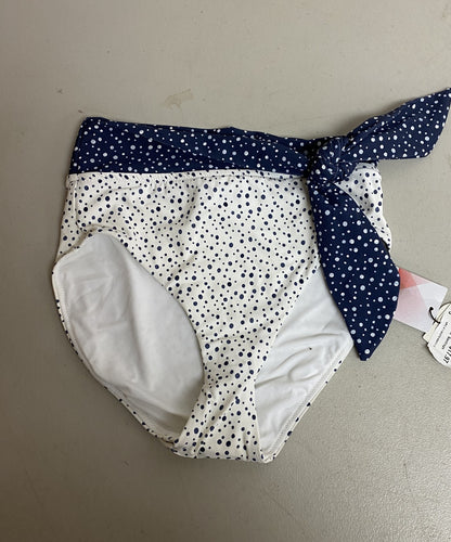 Calia Women's Swim High Rise Side Tie Bottom Freckle Dot Amethyst WSA22402PRT