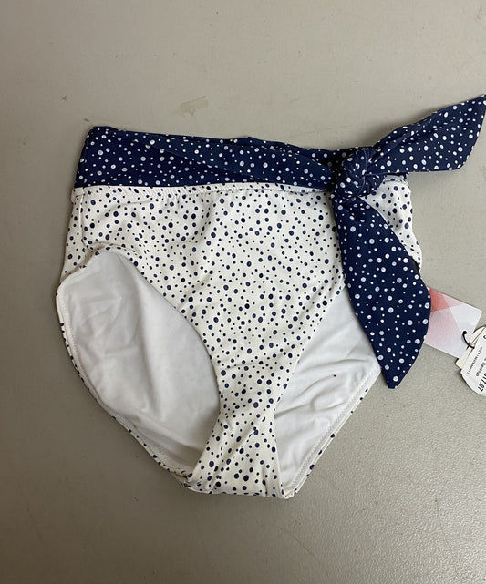 Calia Women's Swim High Rise Side Tie Bottom Freckle Dot Amethyst WSA22402PRT