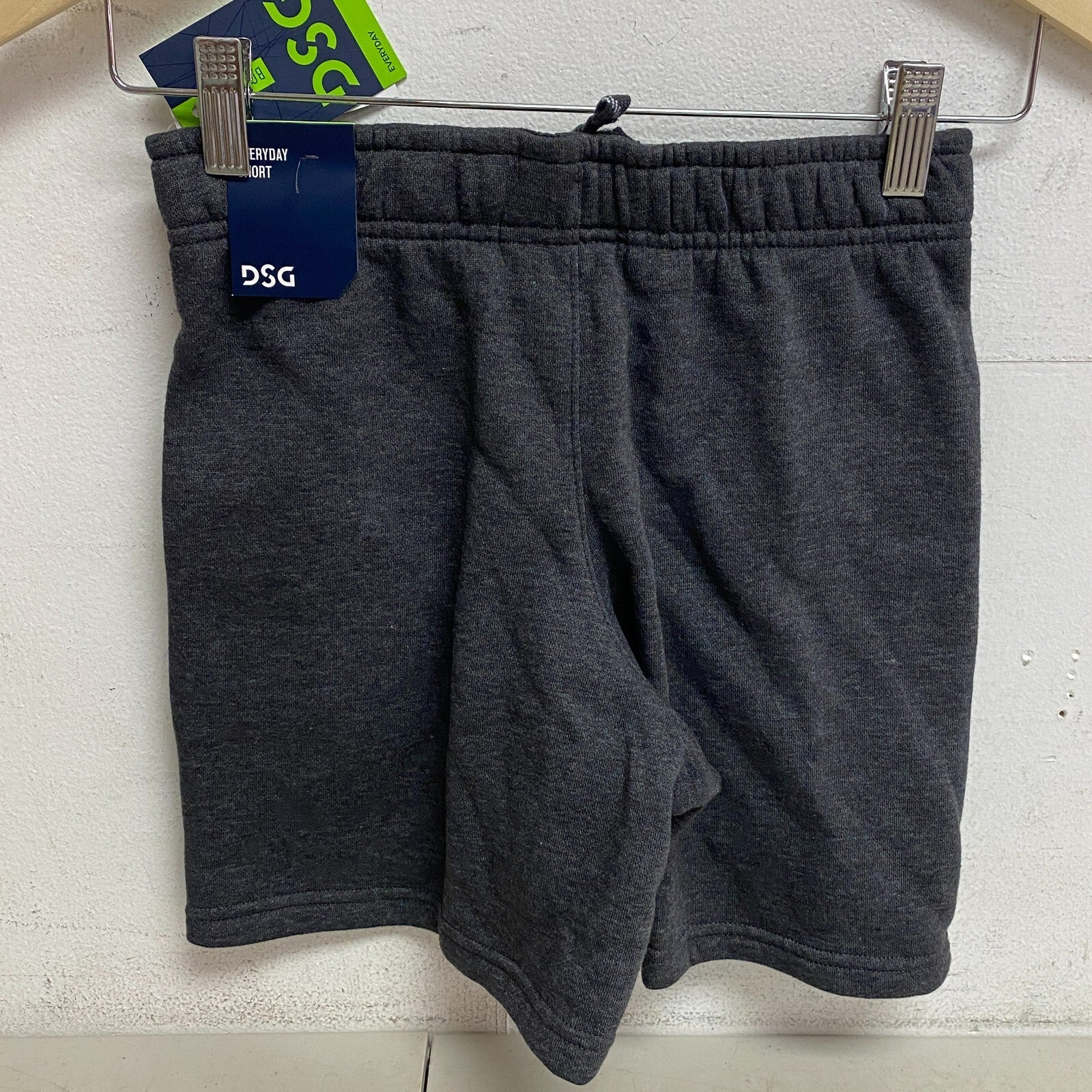 DSG Boys Everyday Heather Fleece Short Dark Heather Grey Trendy Summer DAB22401H