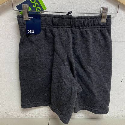 DSG Boys Everyday Heather Fleece Short Dark Heather Grey Trendy Summer DAB22401H