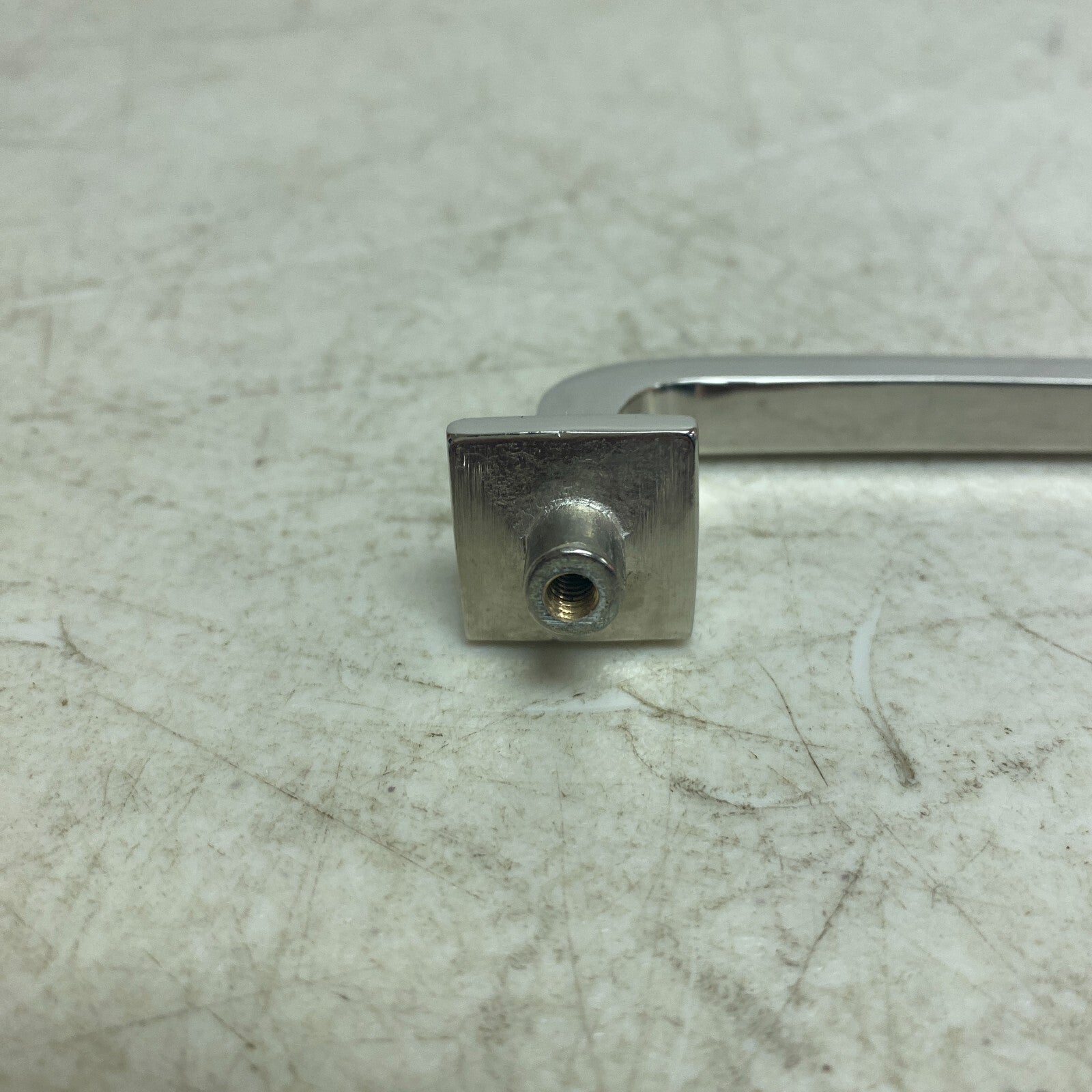 Signature Hardware 4'' Klein Solid Brass Cabinet Pull - Polished Nickel