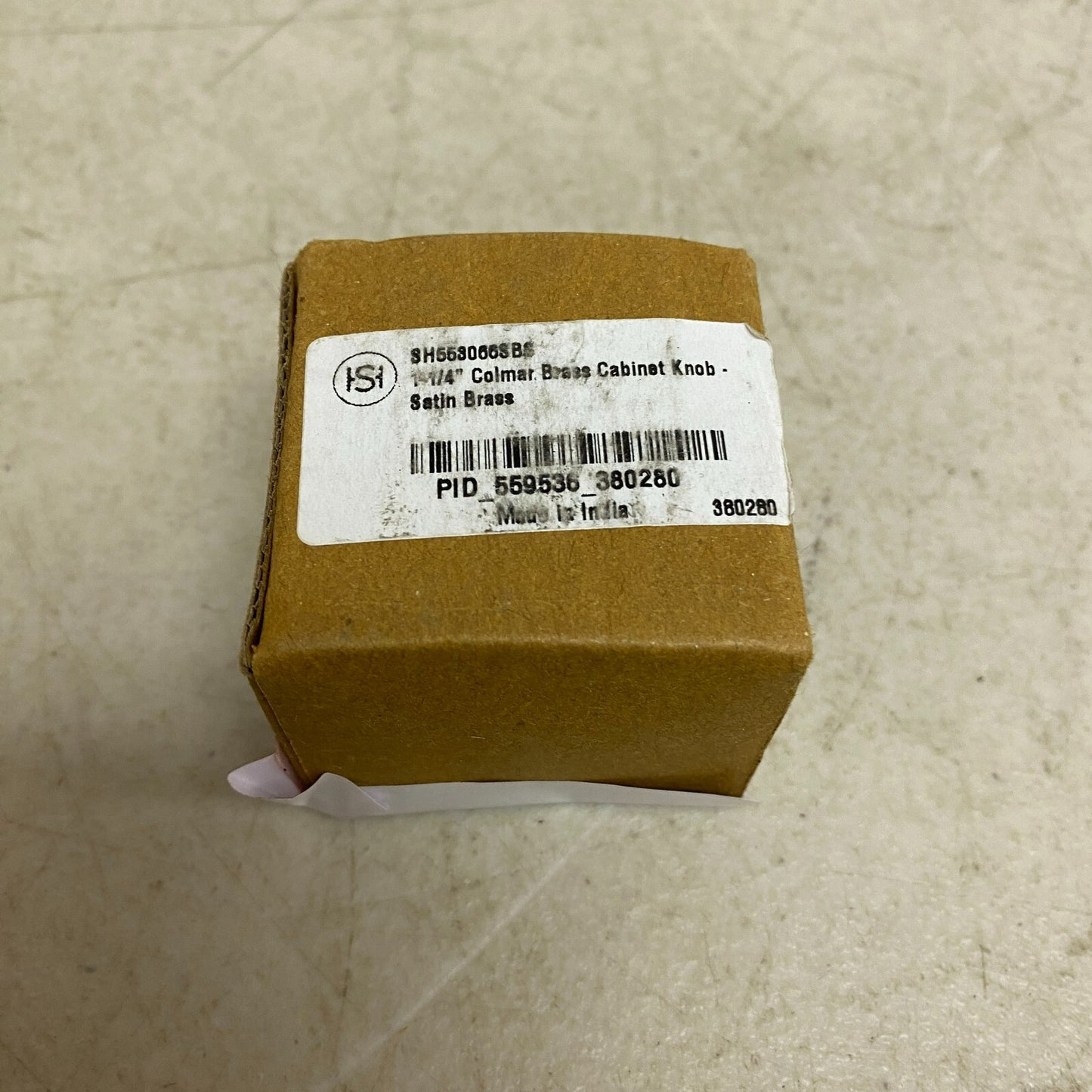 Signature Hardware 1-1/4" Colmar Brass Cabinet Knob - Satin Brass