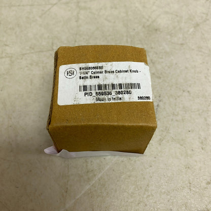 Signature Hardware 1-1/4" Colmar Brass Cabinet Knob - Satin Brass