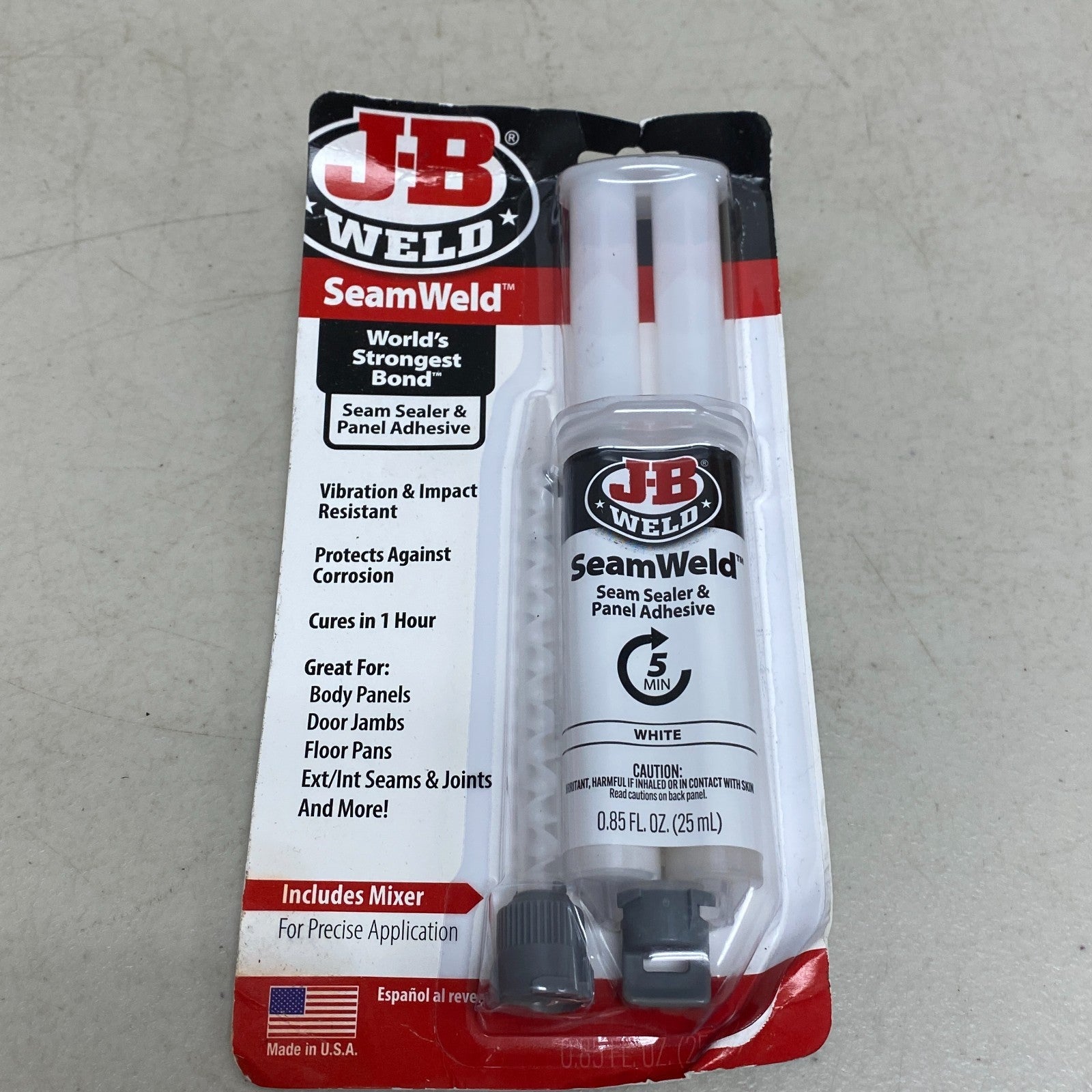 J-B Weld SeamWeld™ Epoxy Syringe 25 mL 50178 Industrial Strength Adhesive