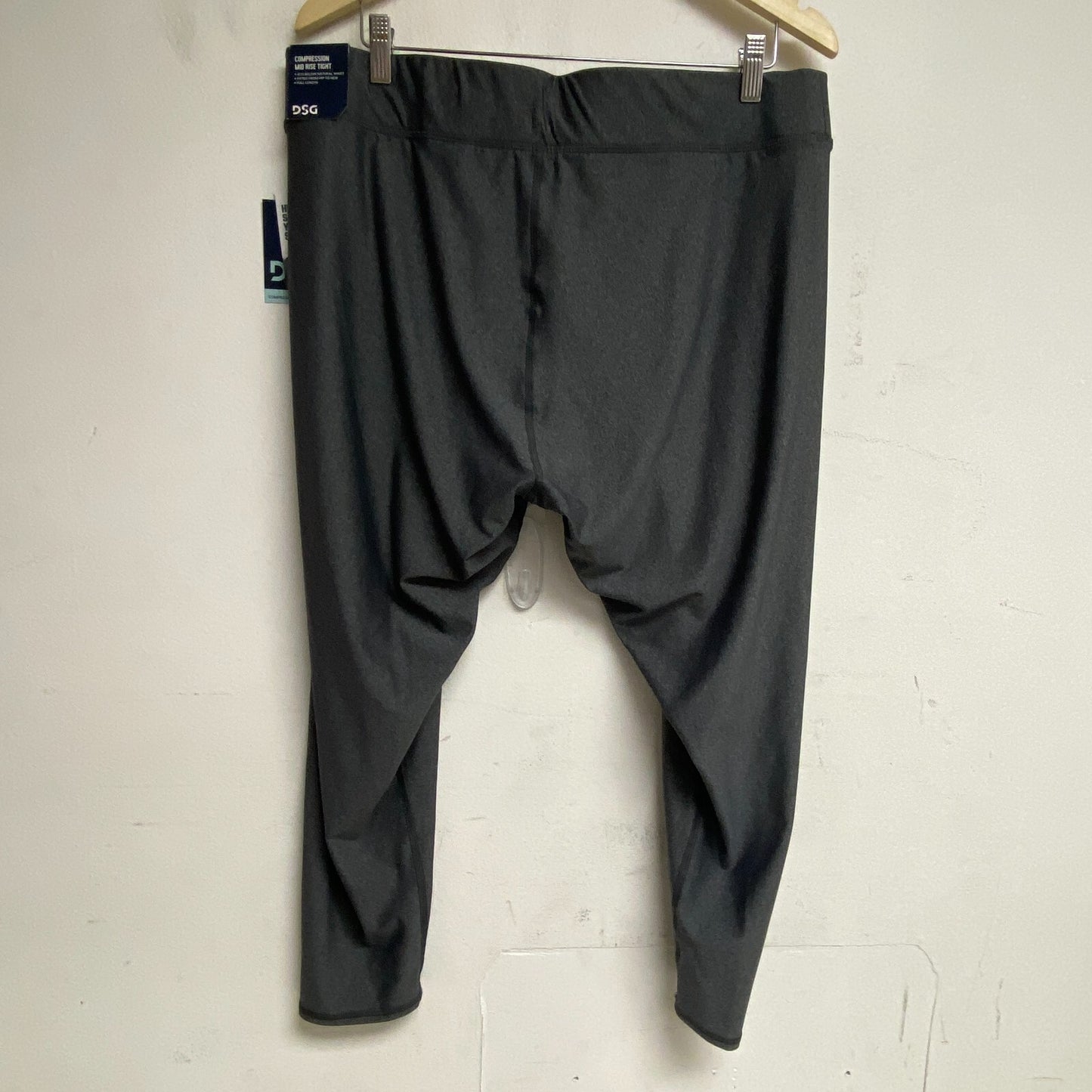 DSG Women Compression Mid Rise Tight Heather Dark Heather Gray DAW20502HWP