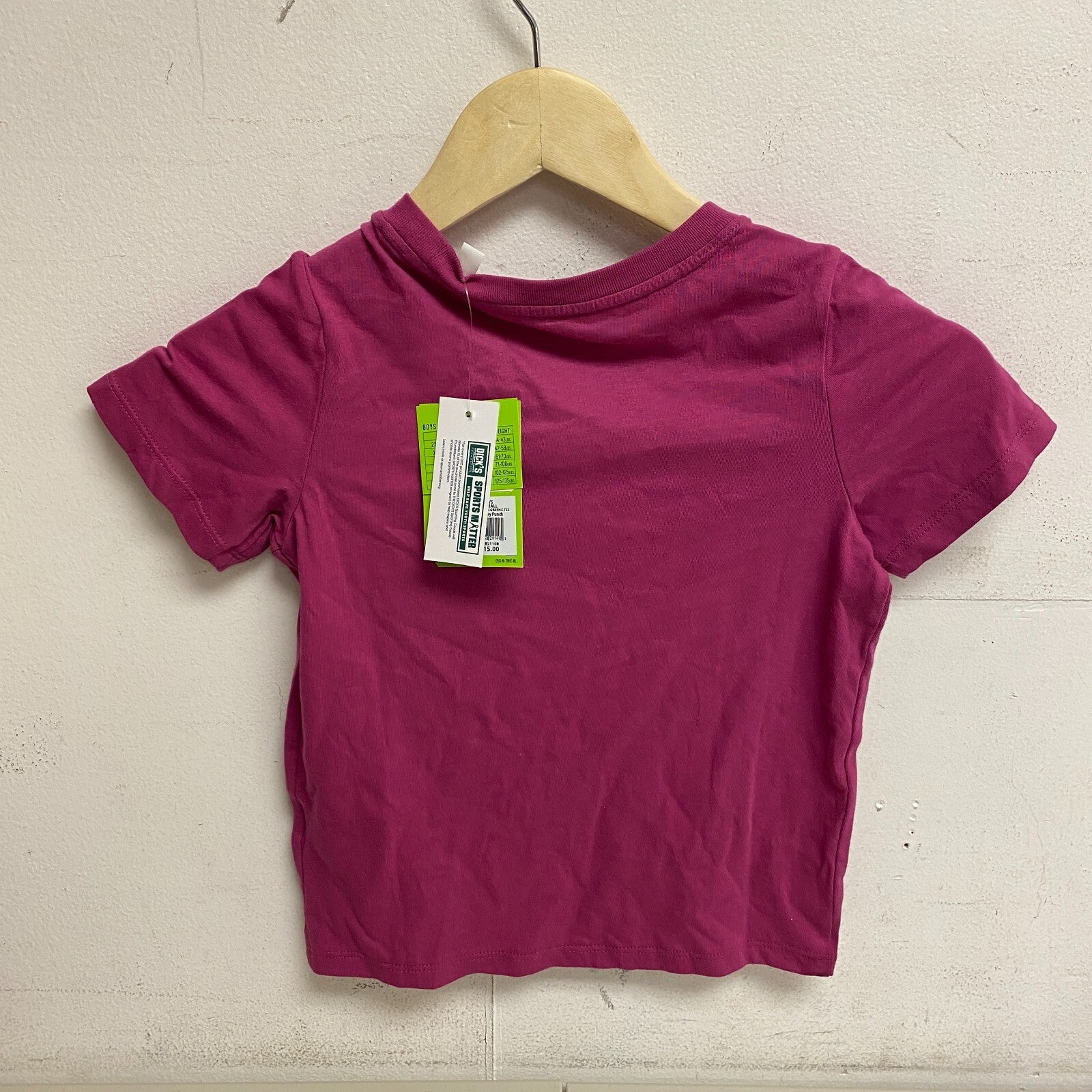 DSG Boys' Solid Cotton Graphic T-Shirt Tee Raspberry Punch DAB21108 Pullover