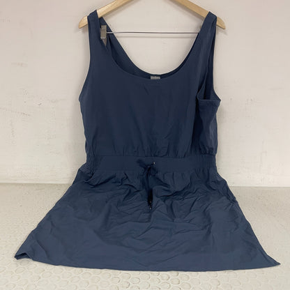 Calia Womenâs Double Scoop Dress Androsia Slate WSA24600N NWT New with Tags