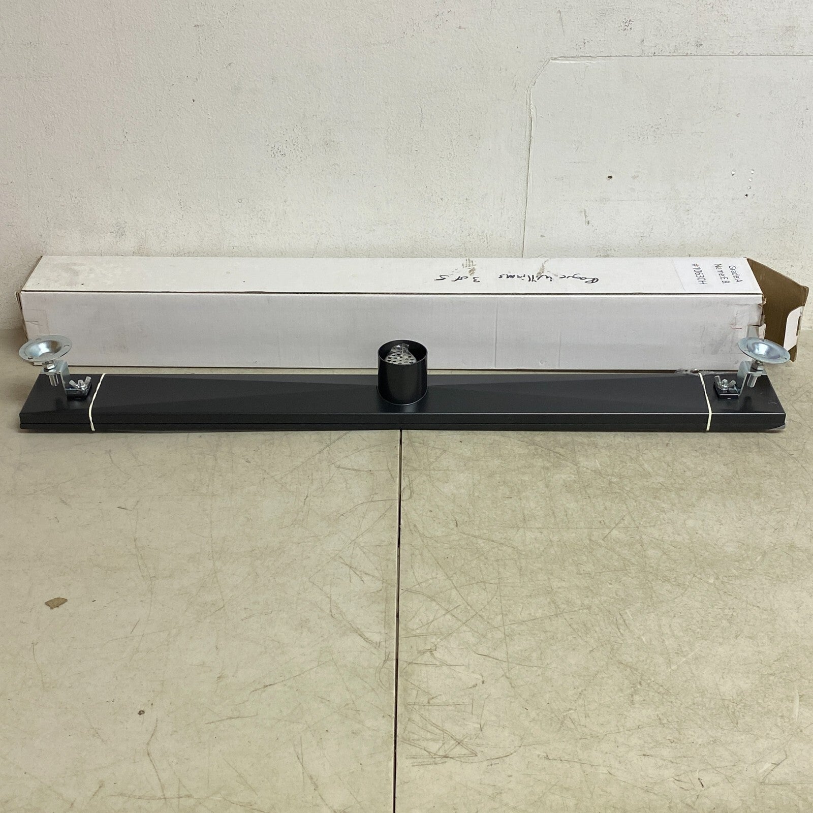 SIGNATURE HARDWARE 32" COHEN LINEAR TILE-IN SHOWER DRAIN-MATTE BLACK