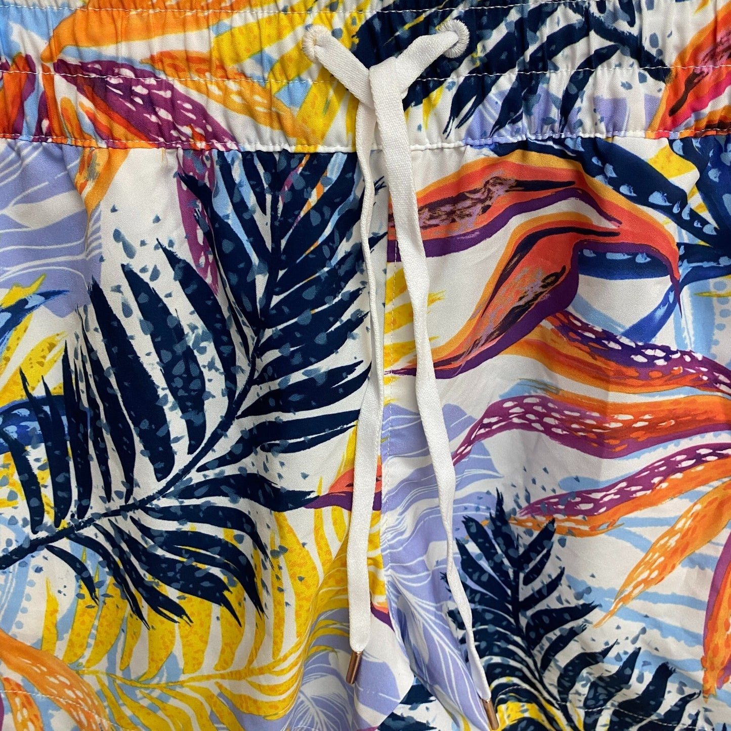 Calia Women's Tulip Hem Board Short Watercolor Palms Multi Tropical WSA21504PRT