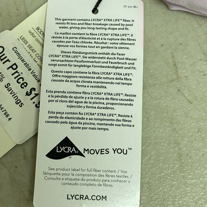 Calia Womens Keyhole Low Rise Bottom bikini Solid Lavender Sky WSA21401