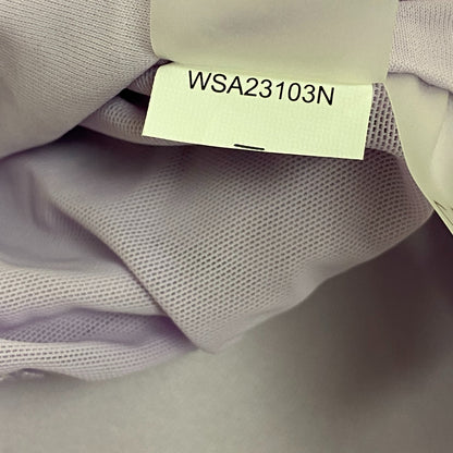 CALIA WOMENS OPEN BACK HIGH NECK ONE PIECE LILAC FLASH WSA23103N