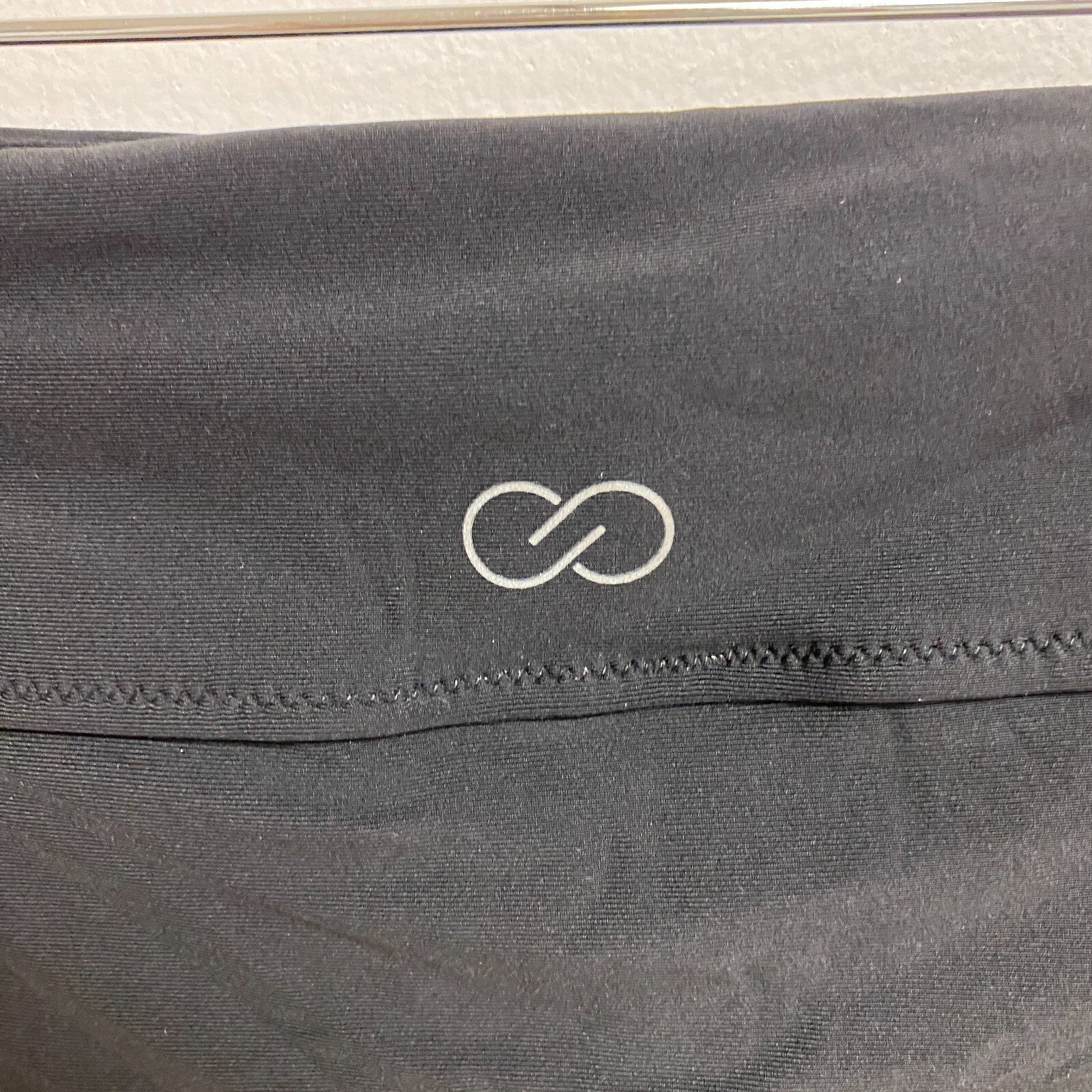 Calia Women's Swim Collection Mid Rise Swim Boyshort Pure Black WSA21502 New!