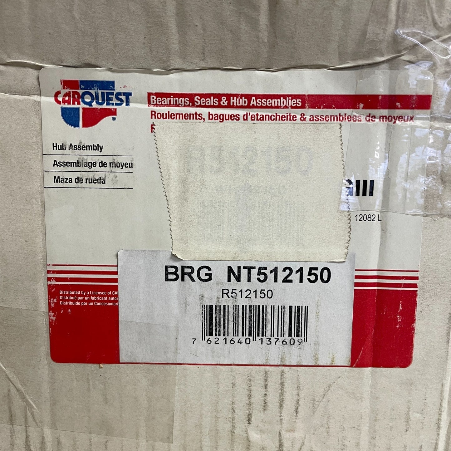 Carquest/DriveWorks NT512150 Rear Wheel Hub & Bearing Assembly Steel