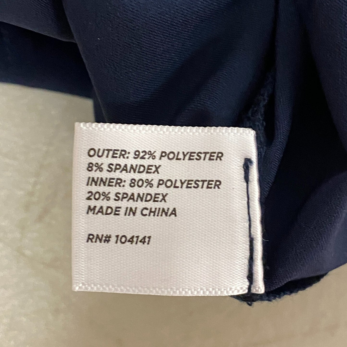 Lady Hagen Womens 16" Perforated Skort Dark Navy Solid Stylish Trendy WGH17432