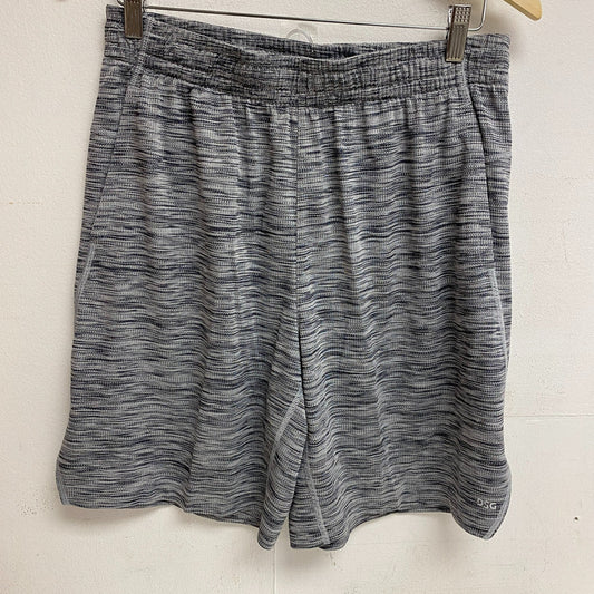 DSG Men's 9 in Novelty Textured Training Short Light Gray/ Dark Gray DAM20114N