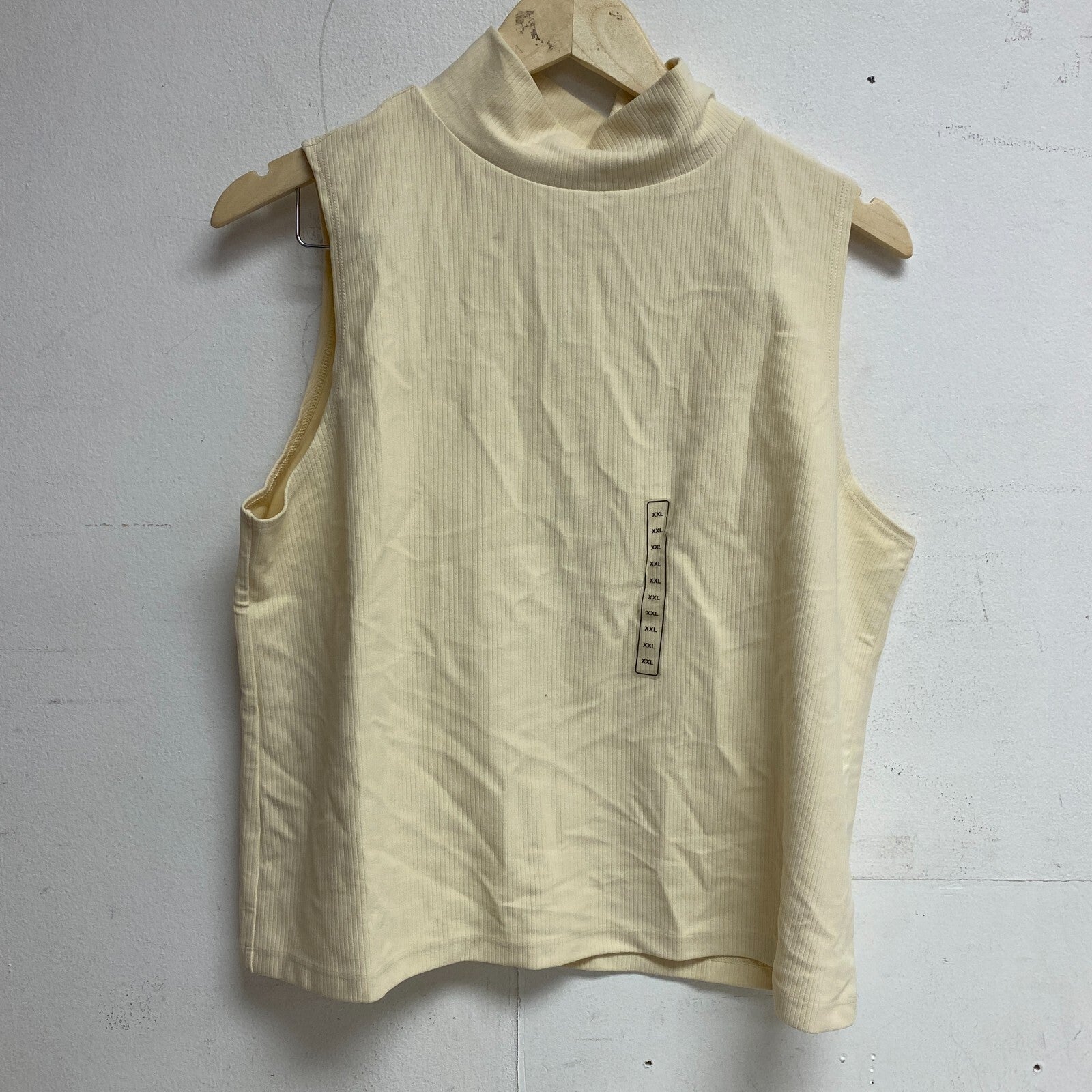 Calia Womens Ribbed Sleevless Top Washed Peach WCG11022 BRAND NEW