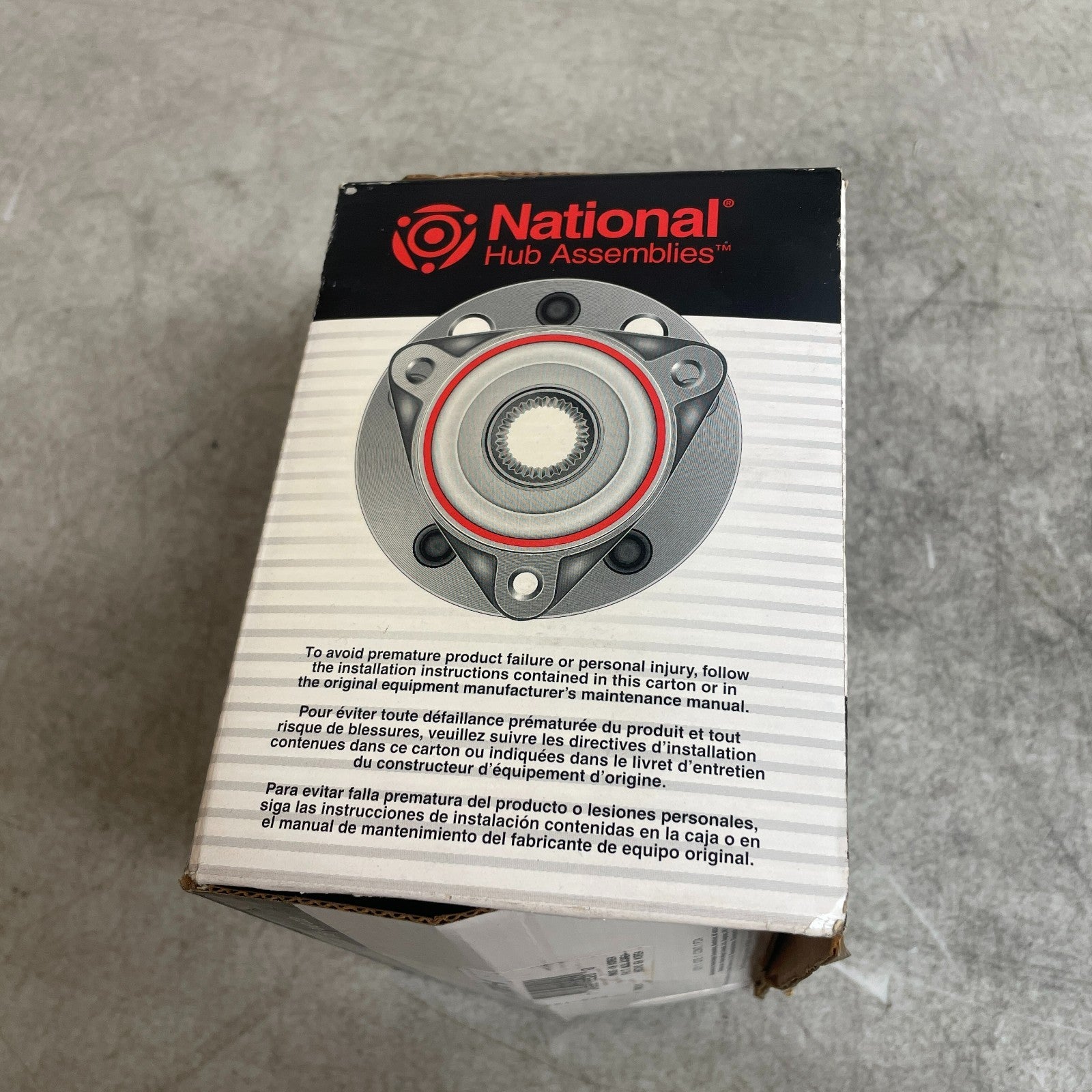 National 513016-K Wheel Bearing Hub Assembly Front 1982-1993 Buick Century