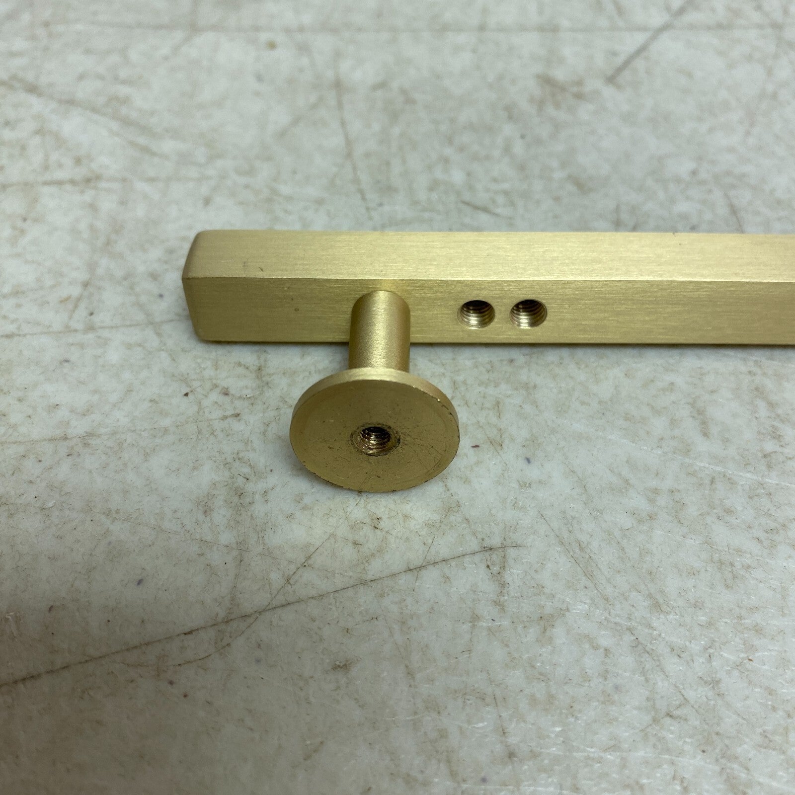 Signature Hardware 8" Diehl Adjustable Brass Cabinet Pull - Satin Brass